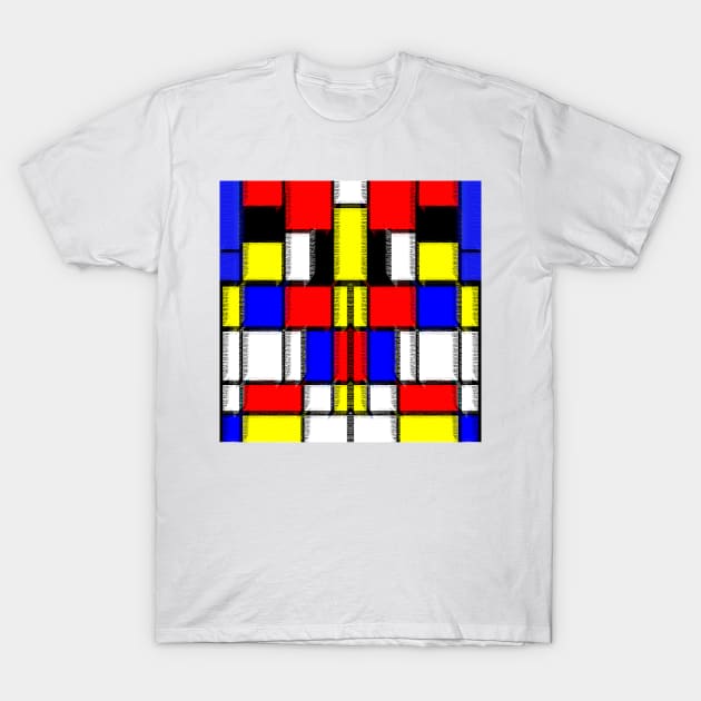 Vintage colorful checkered inspiration T-Shirt by Marccelus